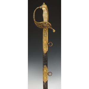 Ottoman Empire Naval Officer's Sword, Second Half Of The 19th Century.