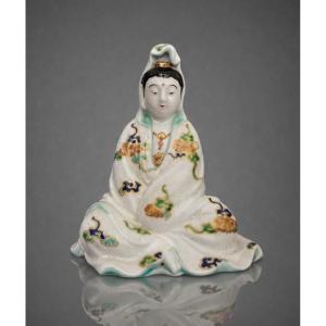 Kutani Porcelain Subject Representing Kannon, Japan Circa 1900