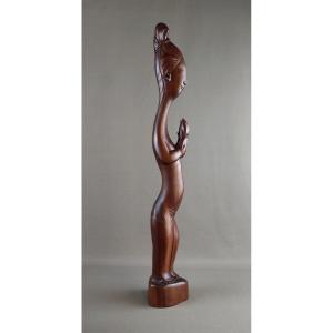 Indonesia, Bali - Large Wooden Sculpture Around 1950-1970