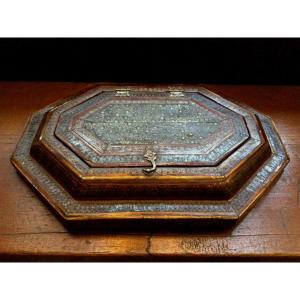 Khatam Kari Mirror Qajar Art Iran Marquetry 19th Century