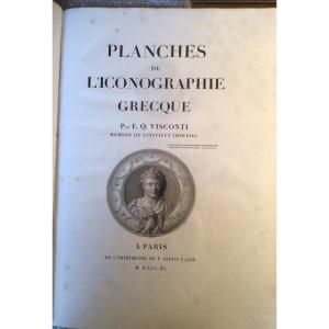 Visconti Greek And Roman Iconography 1811-1817 One Folio Volume