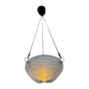1921 René Lalique - Chandelier Coquilles Shells Glass