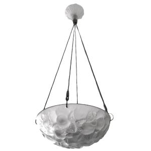 1926 René Lalique - Chandelier Ceiling Fixture Glass