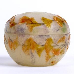 1914 Gabriel Argy Rousseau - Box Capillaire Glass Pate De Verre