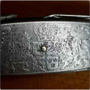 19th Century Eskiltunaknivar Knife Signed By Fridolf Walter 1850-1884 Royal Arms