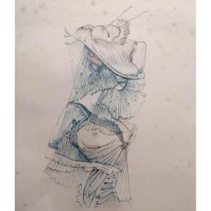 Hans Bellmer Mirror Of Dreams 1972 Etching Aquatint Signed Numbered 94/150