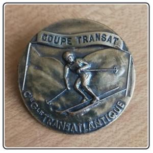 Vintage Transat Cup Badge – Compagnie Générale Transatlantique – Bronze Decat