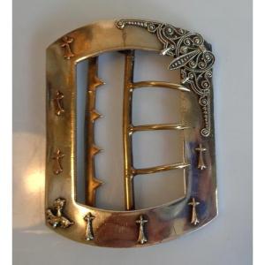 Salamander Belt Buckle And Ermine Tails, Restoration Period