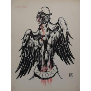 Mourlot - The Suffrances Of France - 37 Original Lithographs Signed 1945