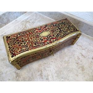 Glove Box With Boulle Marquetry On All Sides  Napoleon III Period Perfect Condition