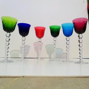 Hock 6 Glasses In Crystal Saint – Louis Bubbles Wine Glass