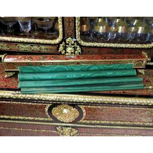 Stamped Zimberg Smoke Screen In Boulle Marquetry, Napoleon III Period