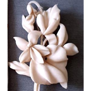 Art Nouveau Brooch - Dieppe Ivory