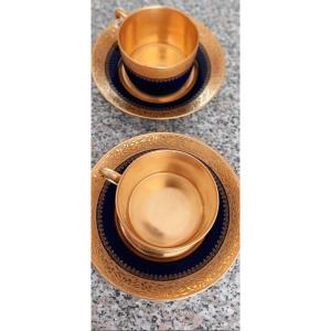 Limoges Pair Of Tea Cups