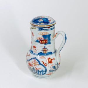 Chinese Porcelain Jug With Imari Decoration - Eighteenth Century