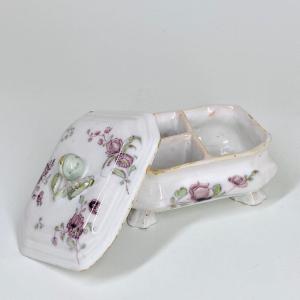South-west Earthenware Spice Box - Eighteenth Century