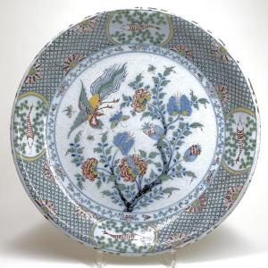 Large Rouen Earthenware Platter - Eighteenth Century