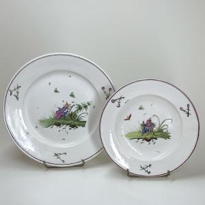Two Strasbourg Porcelains - Eighteenth Century