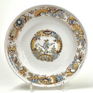 Marseille Earthenware Dish (fauchier) - 18th Century