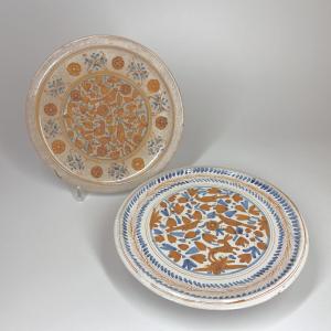 Two Deruta Earthenware Trays - 17th Century