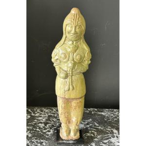 Ceramic Funerary Statue Sculpture From China, Sui Period (581-618) - Tang Dynasty - No. 2