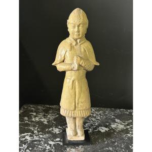Ceramic Funerary Statue Sculpture From China, Sui Period (581-618) - Tang Dynasty