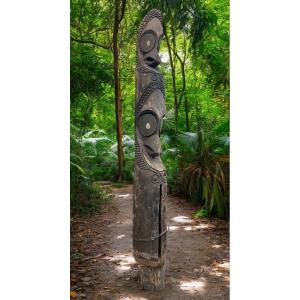 Ambrym Drum, Vanuatu Slit Drum, Totem, Tribal Art, Oceanic Art, Oceania, H 380 Cm
