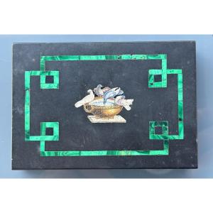 Paperweight "pliny's Doves" Micro Mosaic Souvenir Of The Grand Tour Italy Rome 19th Century