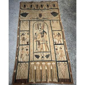 Tapestry Or Wall Hanging (khayamiya) - Egyptomania - Early 20th Century Egypt