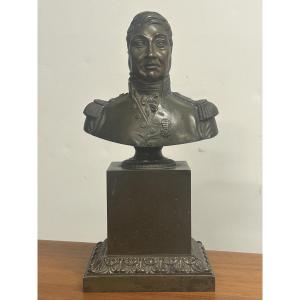 Bronze Bust Of Marshal Of The Empire, Early 19th Century - Napoleon Bonaparte - First Empire 