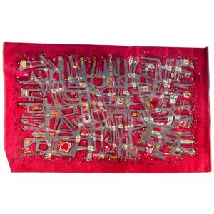 Robert Wogensky (1919-2019) Rug From The 1970s, Dimensions 3 X 2 M