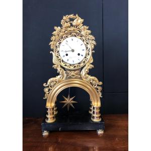 Directoire Skeleton Pendulum In Gilt Bronze