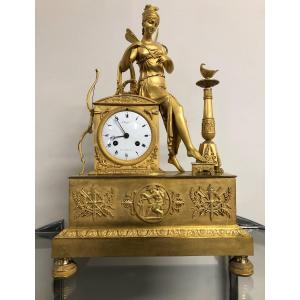Pendulum Gilt Bronze Empire Restoration