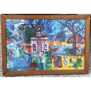 Jean Tranchant - 1970 - Bahia - View Of The Electrico Circus In Brazil