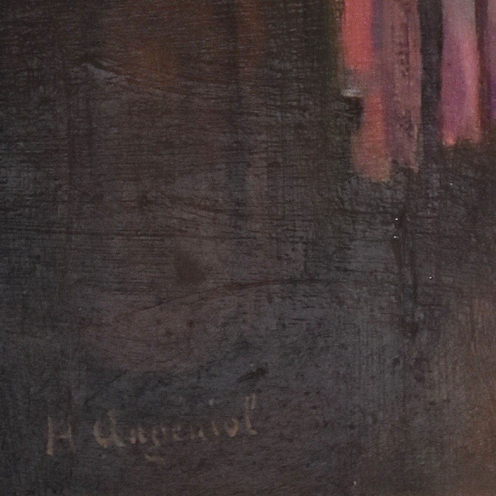 QUADRI ANTICHI, RITRATTI DI DONNA CHE LEGGE, METÀ DEL NOVECENTO. (QR575)-photo-6