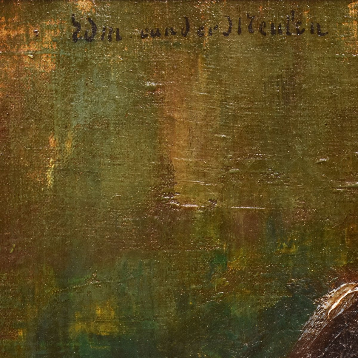 DIPINTI ANTICHI, RITRATTI DI CANI, SETTER GORDON, OLIO SU TELA, EPOCA OTTOCENTO. (QA660)(QA660)-photo-1