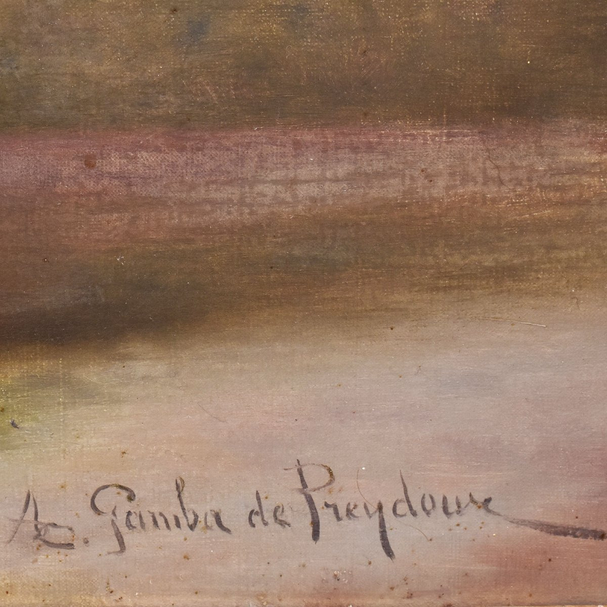 DIPINTI ANTICHI CON FIORI DI ROSE ROSA, NATURE MORTE, OLIO SU TELA, PRIMI DEL NOVECENTO.(QF665)-photo-6