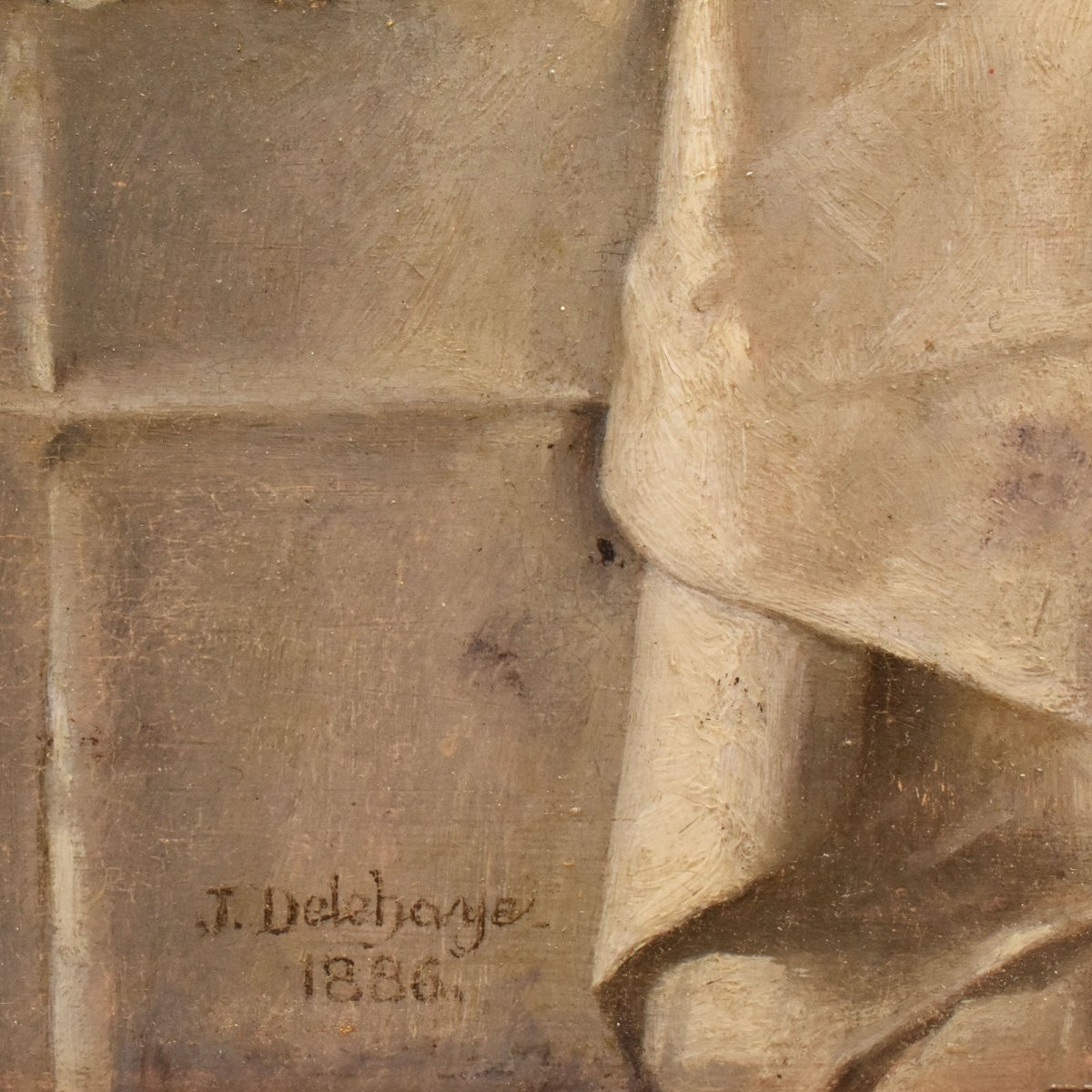 QUADRI ANTICHI, NATURA MORTA CON UVA E CALICI DI VETRO, OLIO SU TAVOLA, DELL'800. (QNM705)-photo-5