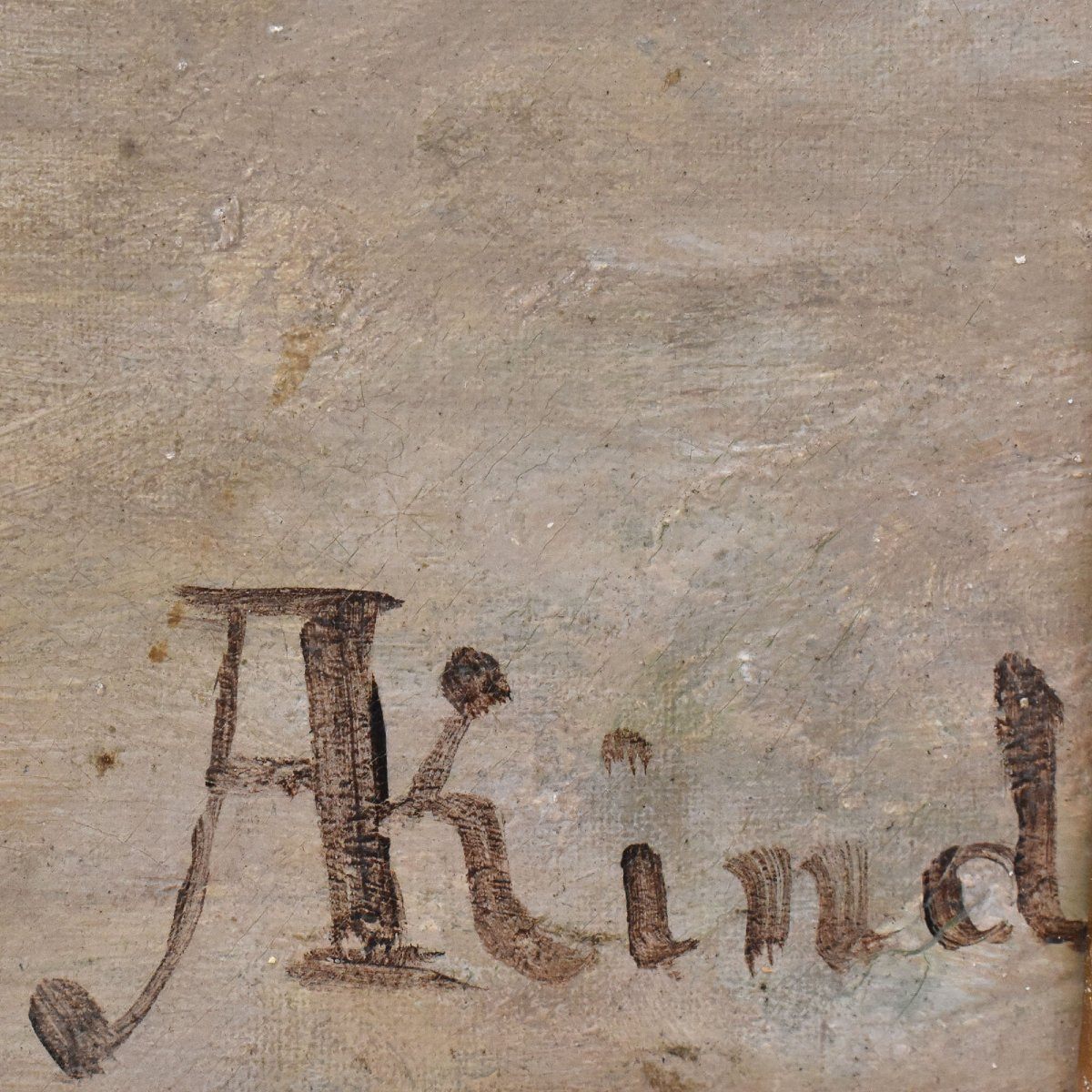 DIPINTI ANTICHI DI FIORI DI LILLÀ, PITTURA AD OLIO SU TELA, INIZIO 900, ART DECO. (QF710)-photo-6