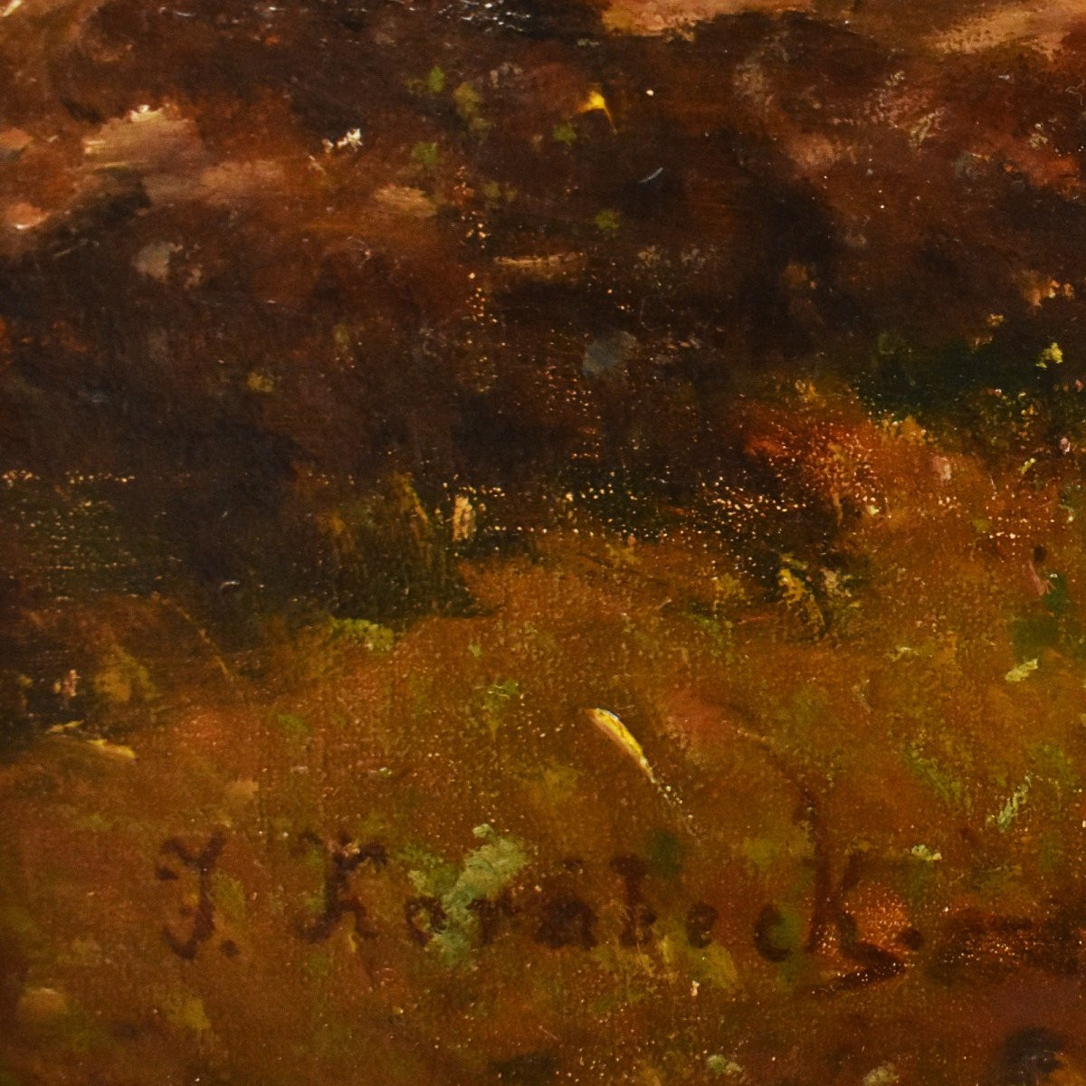 DIPINTI ANTICHI CON PAESAGGI CON GREGGE E PASTORE, OLIO SU TELA, DEL XIX SECOLO. (QP712)-photo-6