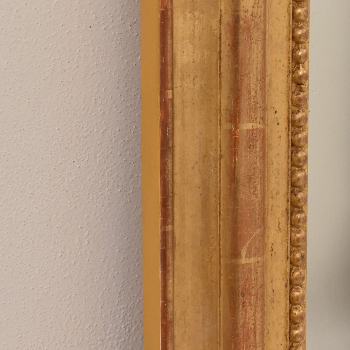 SPECCHIO ANTICO CON PUTTI E CIMASA,   LUIGI FILIPPO, CORNICE DORATA, XIX  (SPC203)-photo-5