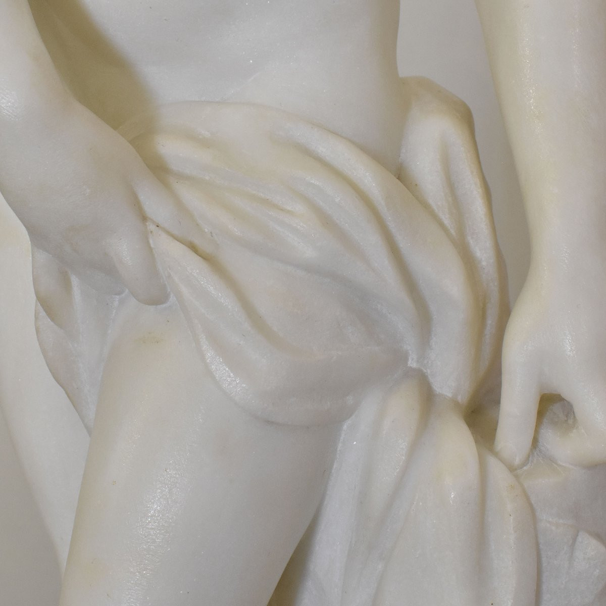 SCULTURA ANTICA  IN MARMO, SCULTURE ANTICHE DI DONNA, GUGLIELMO PUGI, FINE XIX. (STMA104)-photo-2