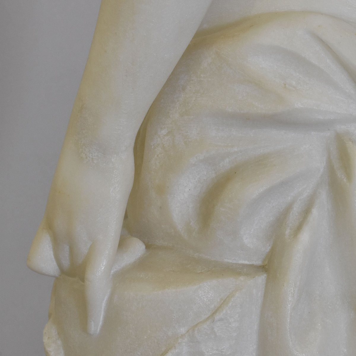 SCULTURA ANTICA  IN MARMO, SCULTURE ANTICHE DI DONNA, GUGLIELMO PUGI, FINE XIX. (STMA104)-photo-3