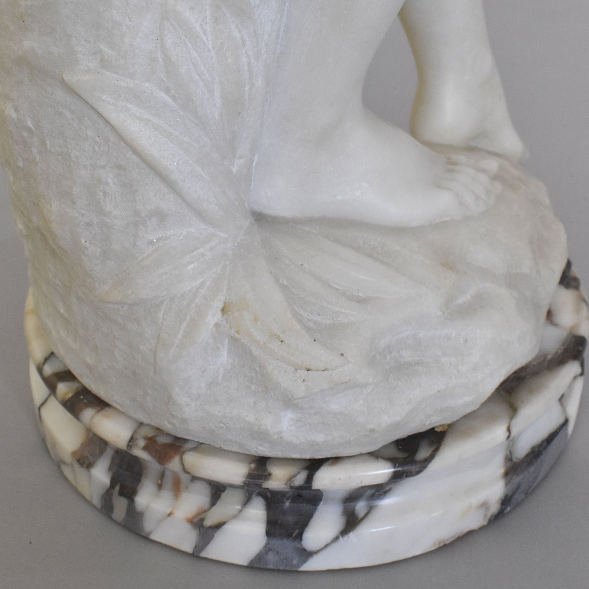 SCULTURA ANTICA  IN MARMO, SCULTURE ANTICHE DI DONNA, GUGLIELMO PUGI, FINE XIX. (STMA104)-photo-6