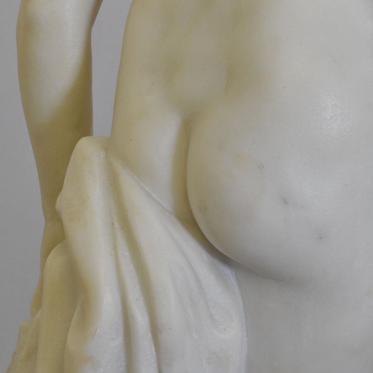 SCULTURA ANTICA  IN MARMO, SCULTURE ANTICHE DI DONNA, GUGLIELMO PUGI, FINE XIX. (STMA104)-photo-8