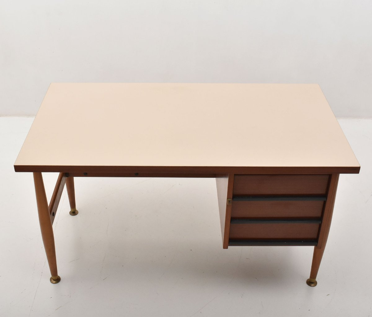 SCRIVANIA SCHIROLLI,  ANNI SESSANTA, DESIGN ITALIANO, MODERNATIATO. (SCR42)-photo-2