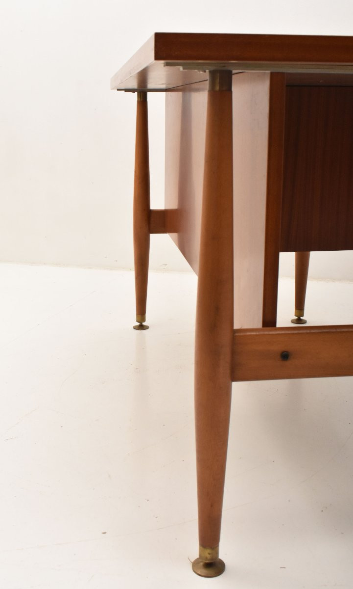 SCRIVANIA SCHIROLLI,  ANNI SESSANTA, DESIGN ITALIANO, MODERNATIATO. (SCR42)-photo-3