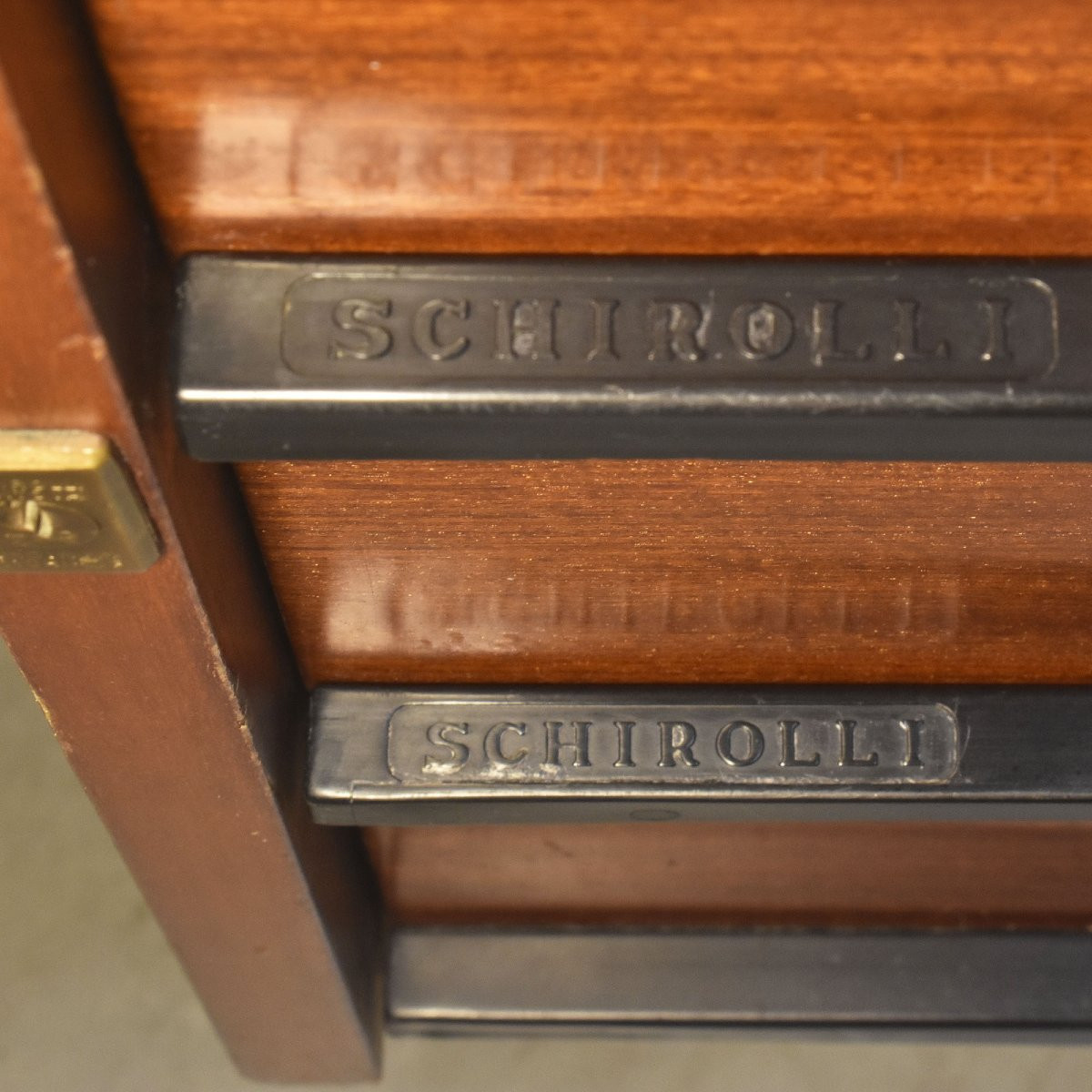 SCRIVANIA SCHIROLLI,  ANNI SESSANTA, DESIGN ITALIANO, MODERNATIATO. (SCR42)-photo-4