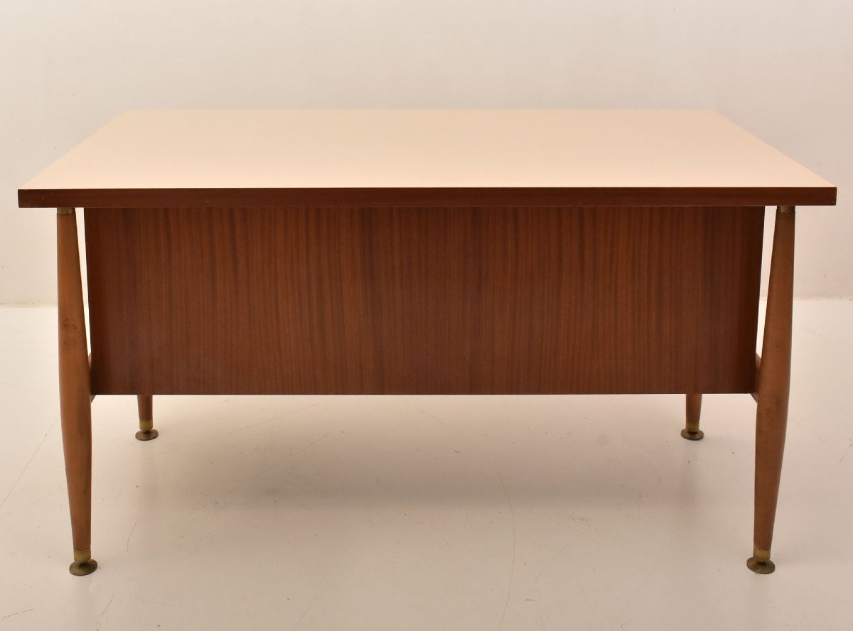 SCRIVANIA SCHIROLLI,  ANNI SESSANTA, DESIGN ITALIANO, MODERNATIATO. (SCR42)-photo-6