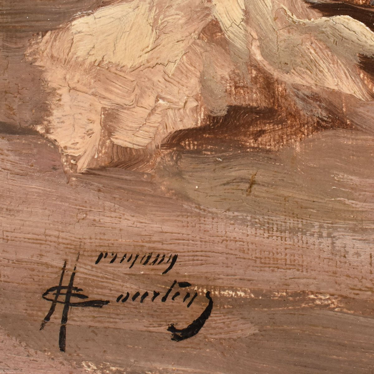 DIPINTI ANTICHI, RITRATTI DI CANI, MALTESE E SPANIEL, OLIO SU TELA,  PRIMI NOVECENTO. (QA714)-photo-4